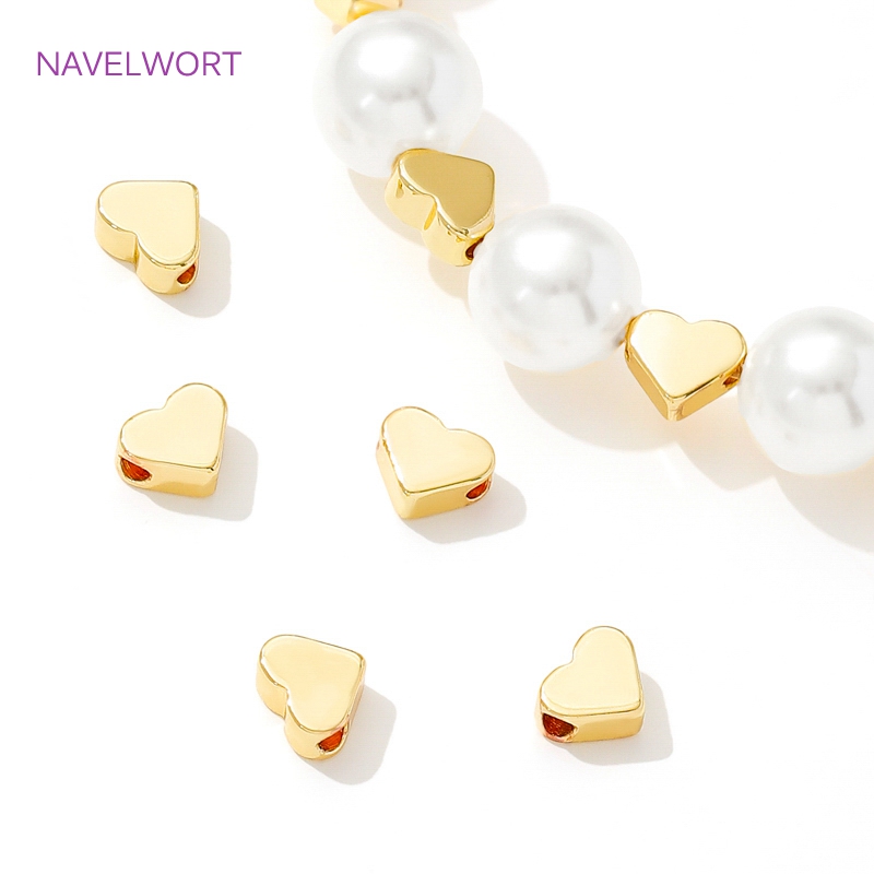 Art Craft Making - 18K Real Gold Plated Brass Heart