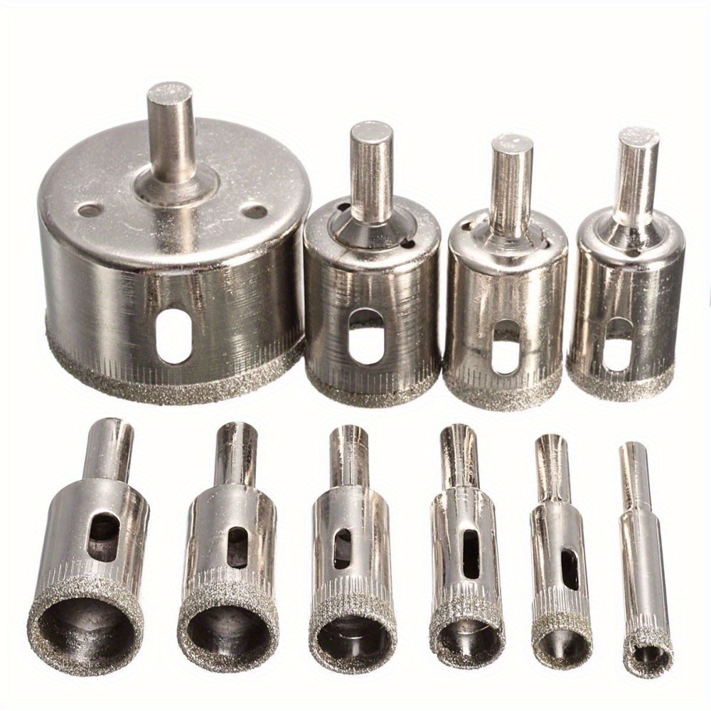 Mosaic Tile Supply - 10 Piece Diamond Coated Drill Set