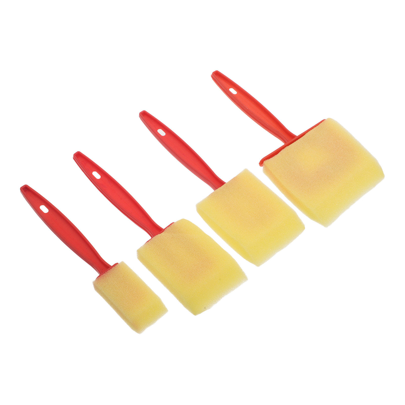 Art And Craft With Paint - 20Pcs Foam Painting Sponge Brushes Lightweight