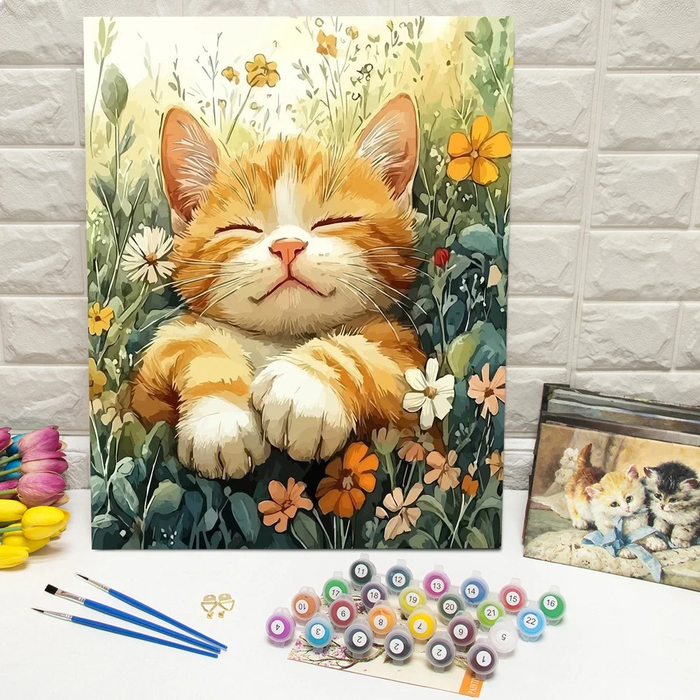 Drawing By Numbers Cat DIY Dig - Art Craft Game recensie en prijs