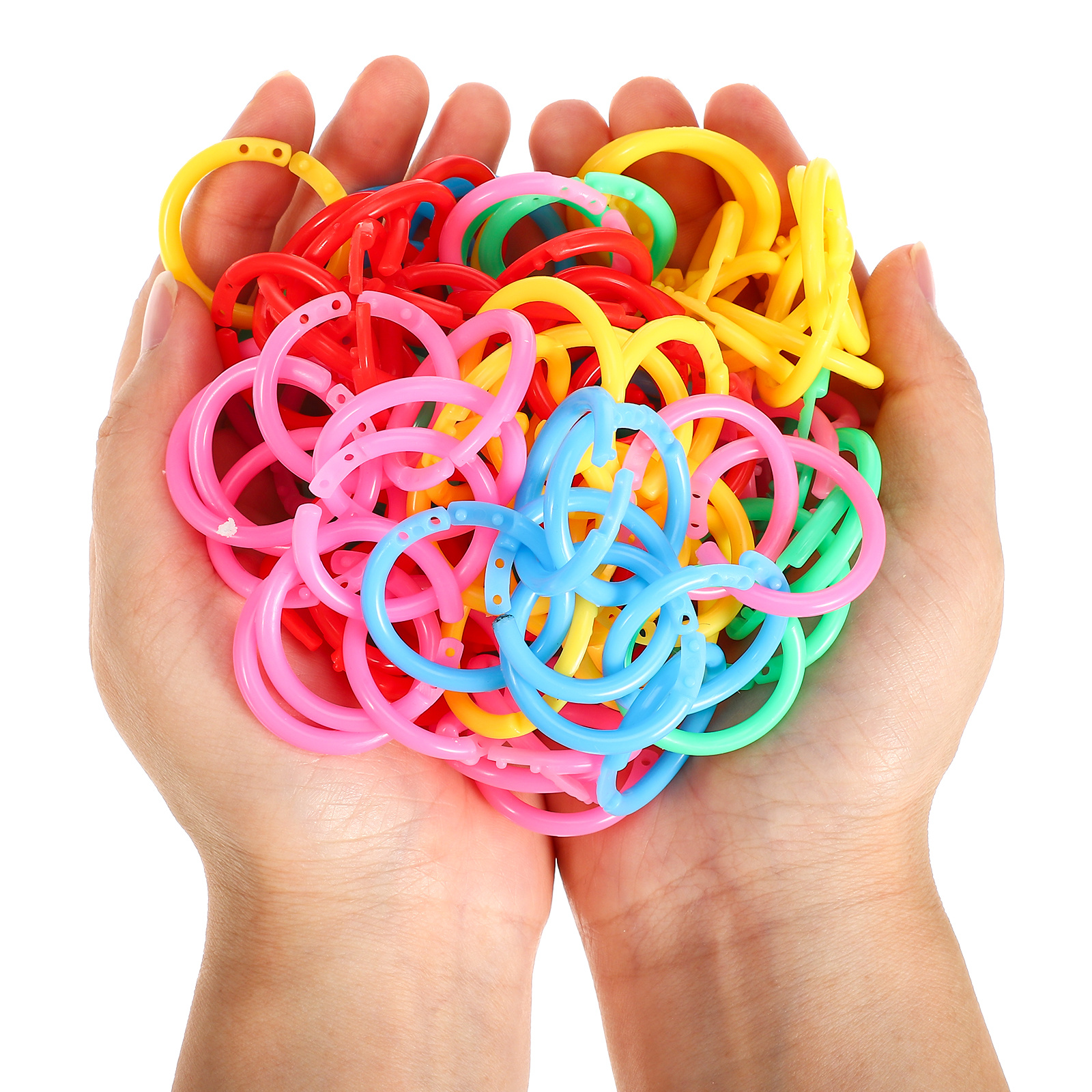 120Pcs Binding Rings Plastic B - Art Craft Books recensie en prijs