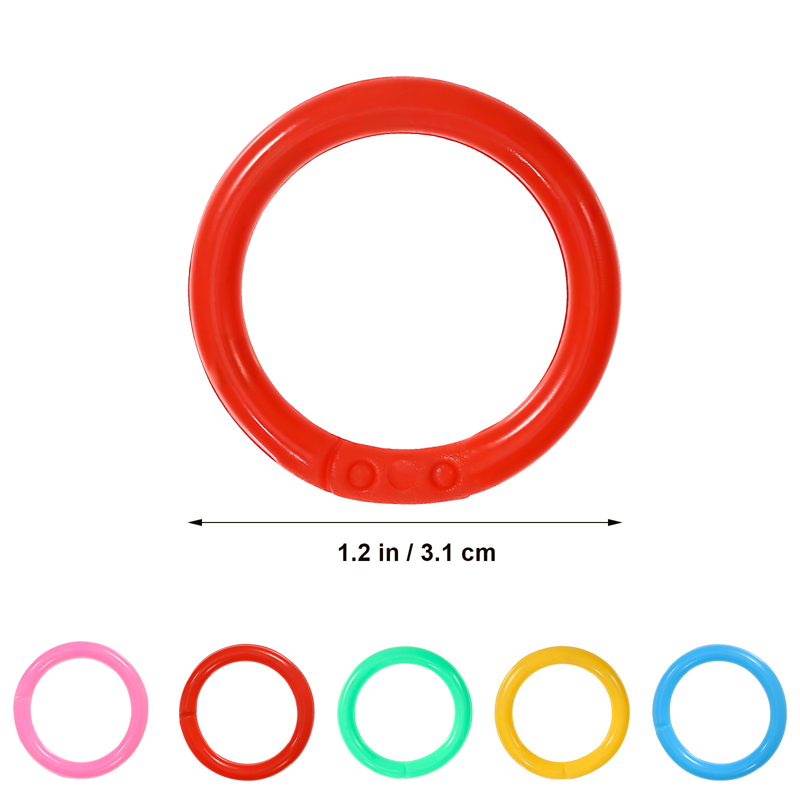 120Pcs Binding Rings Plastic B - Art Craft Books recensie en prijs