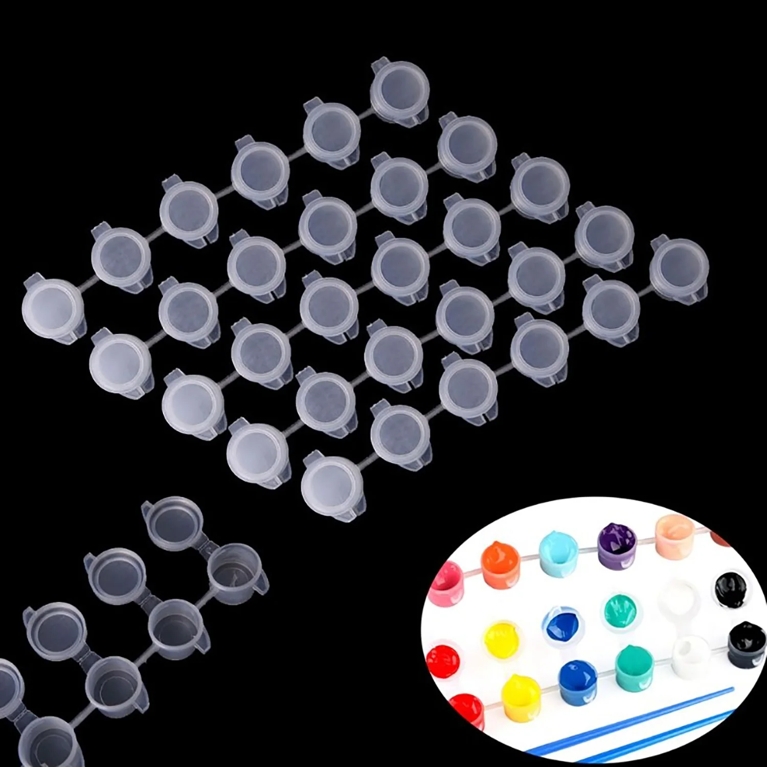10Strips Empty Paint Pot 3ml 5 - Art And Craft With Paint recensie en prijs