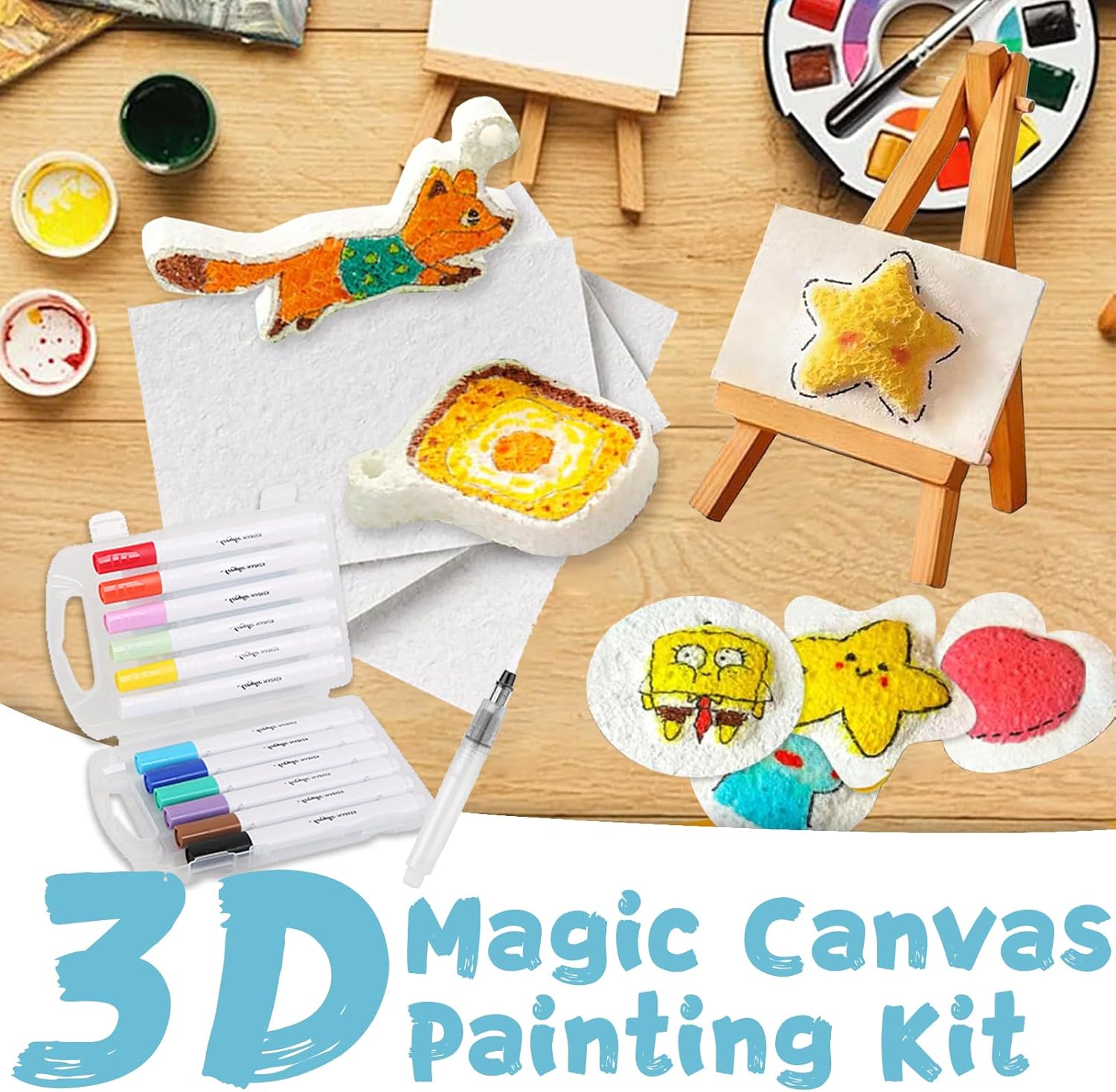 3D Puffy Foam Texture Painting - Art Craft With Paper recensie en prijs
