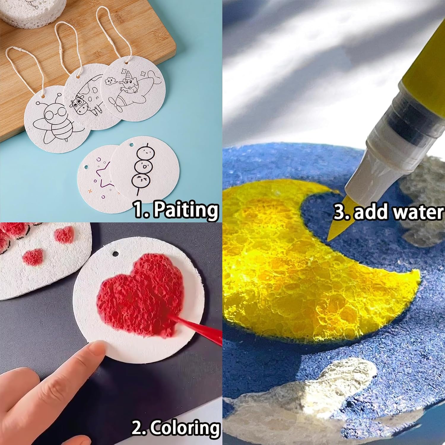 3D Puffy Foam Texture Painting - Art Craft With Paper recensie en prijs