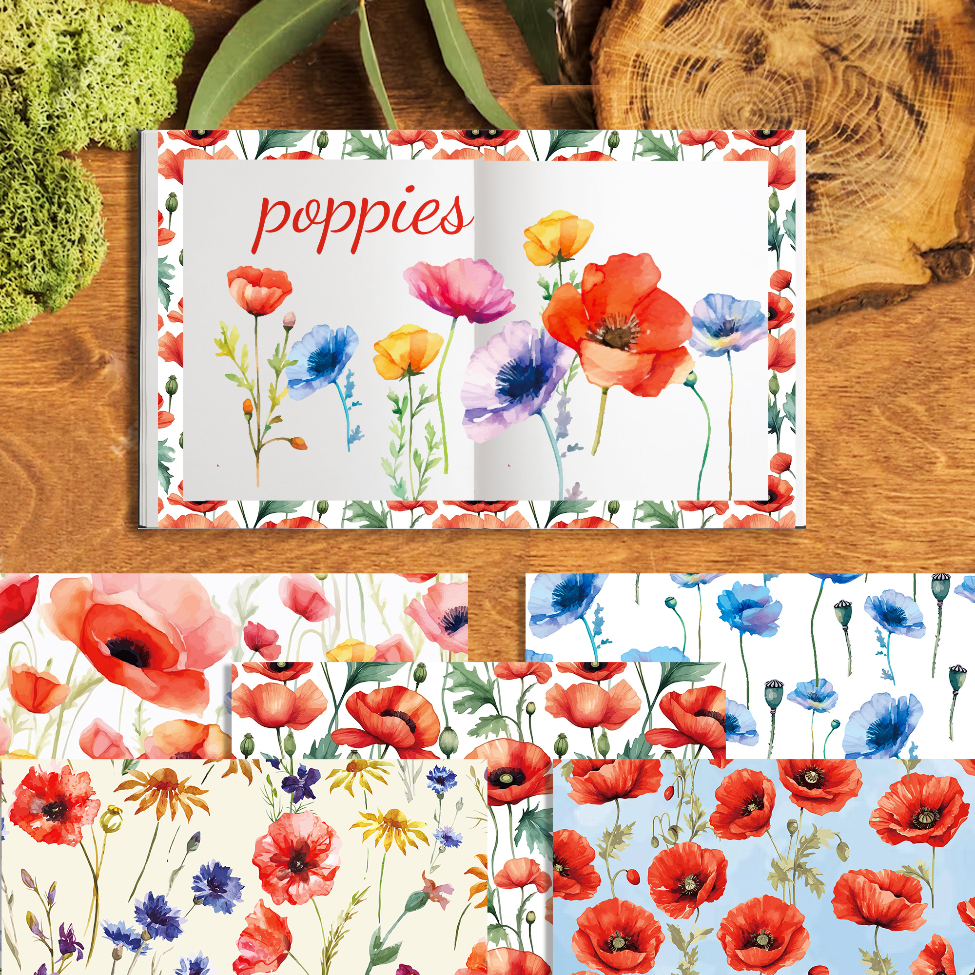 24pcs 30*30cm Poppy Red Flower - Art Craft With Paper recensie en prijs