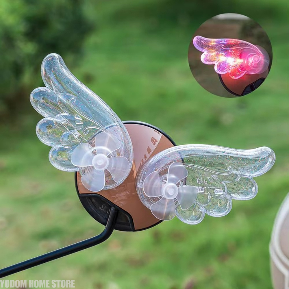Cute Wind Power Glowing Wings  - Art Craft Mirror recensie en prijs