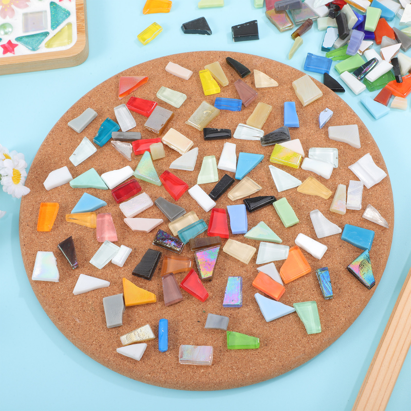 250G Glass Mosaic Pieces Irreg - Mosaic Tile Supply recensie en prijs