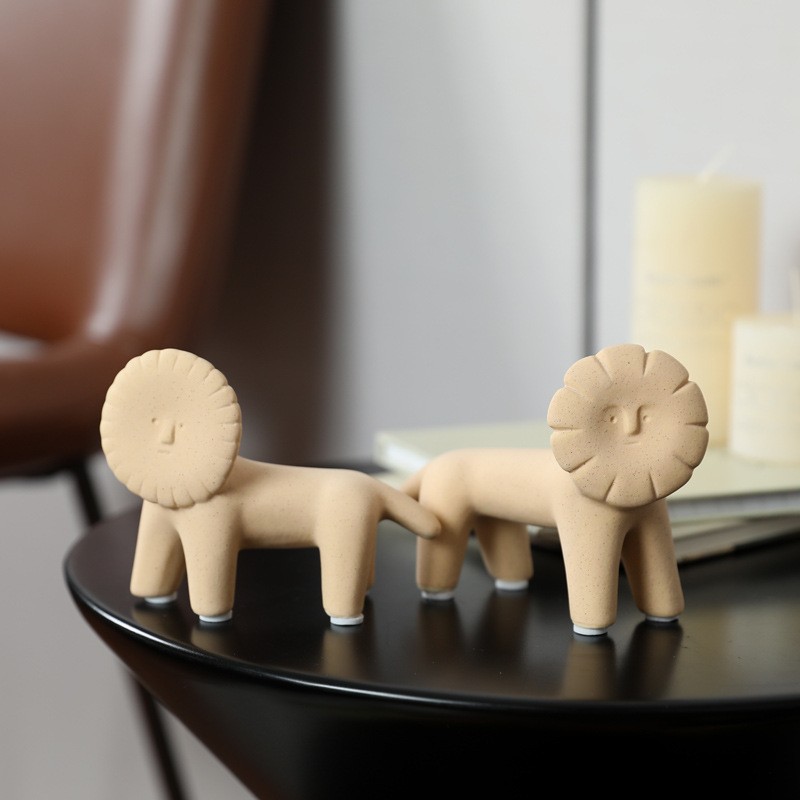 Nordic Morandi Color Animal Li - Art Craft Lion recensie en prijs