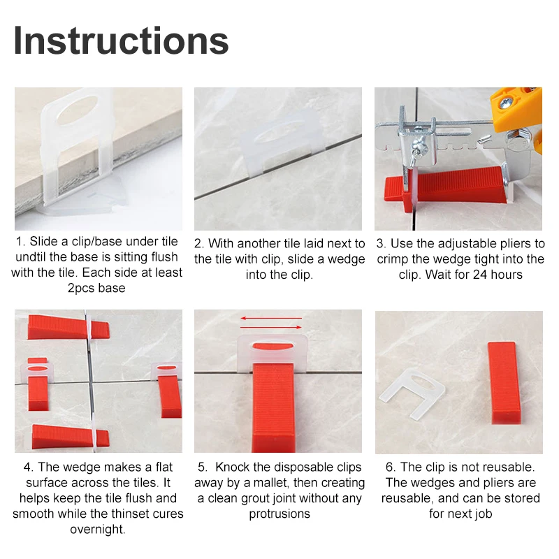 100pcs 1/1.5/2/2.5/3mm Ceramic - Mosaic Tile Supply recensie en prijs