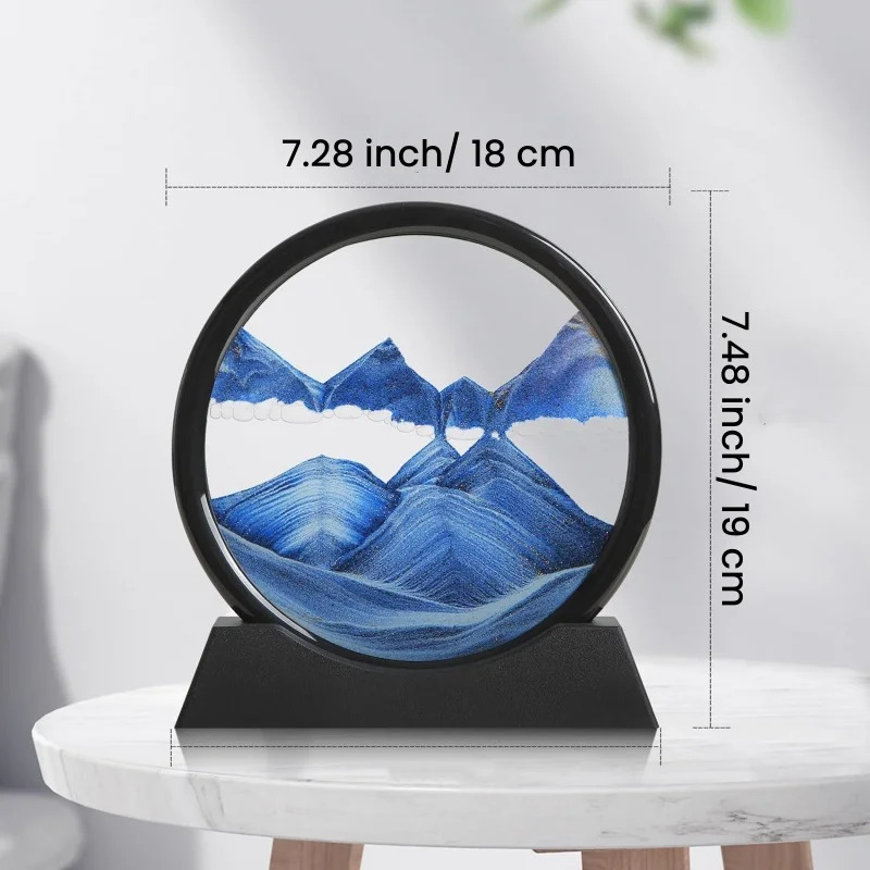 3D Hourglass Quicksand Moving  - Art Craft Mirror recensie en prijs