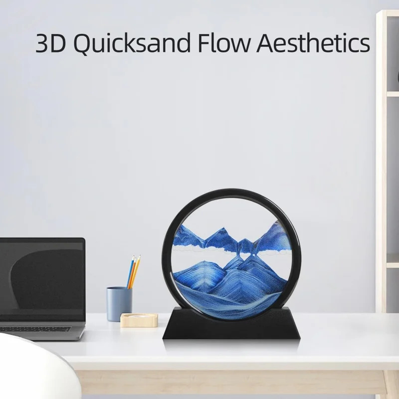 3D Hourglass Quicksand Moving  - Art Craft Mirror recensie en prijs