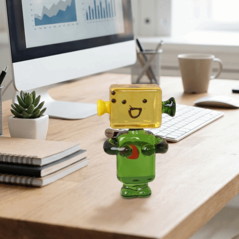 Mini Bonsai Decor Colorful Fac - Art Craft Robot recensie en prijs