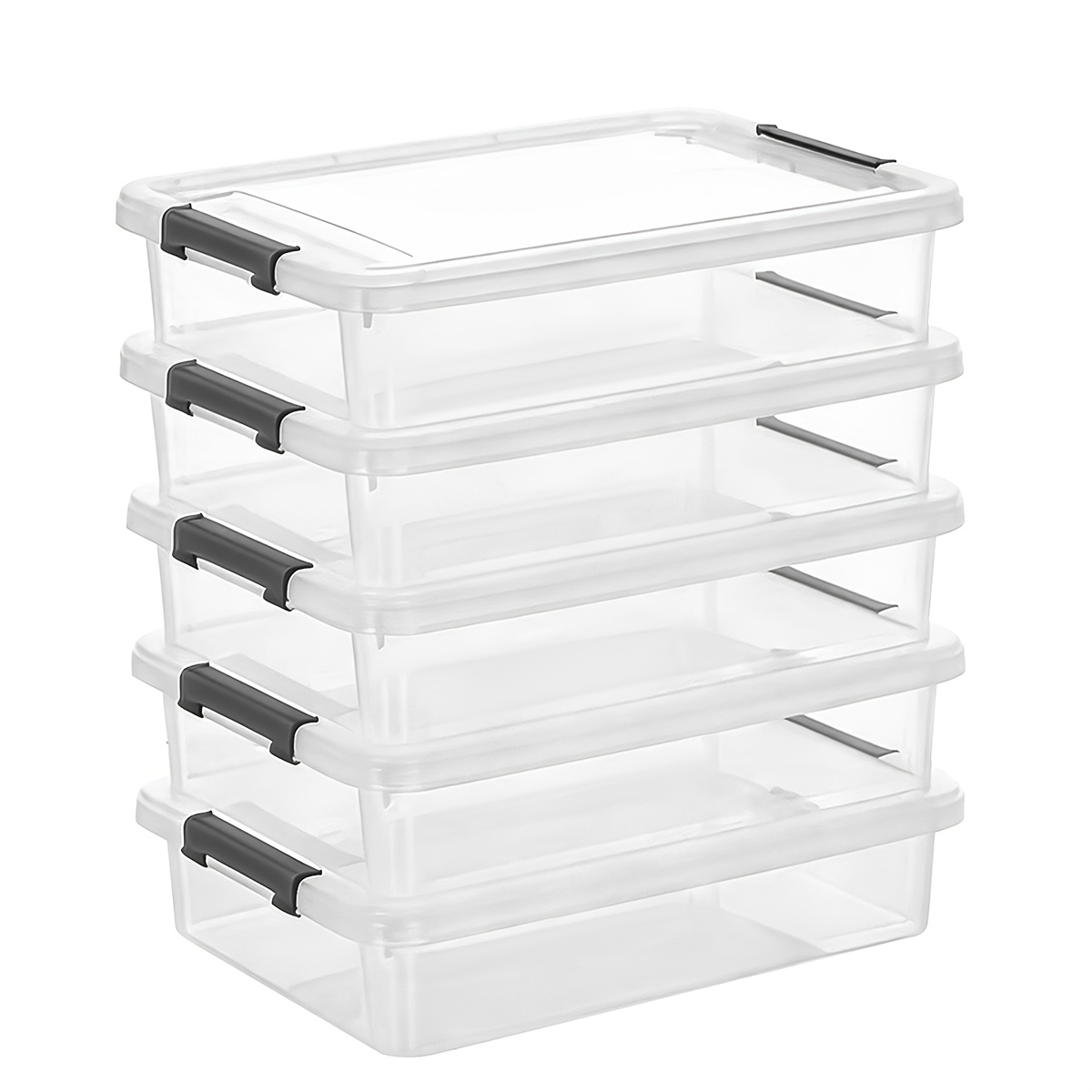 5pcs Clear Plastic Storage Box - Art Craft Game recensie en prijs