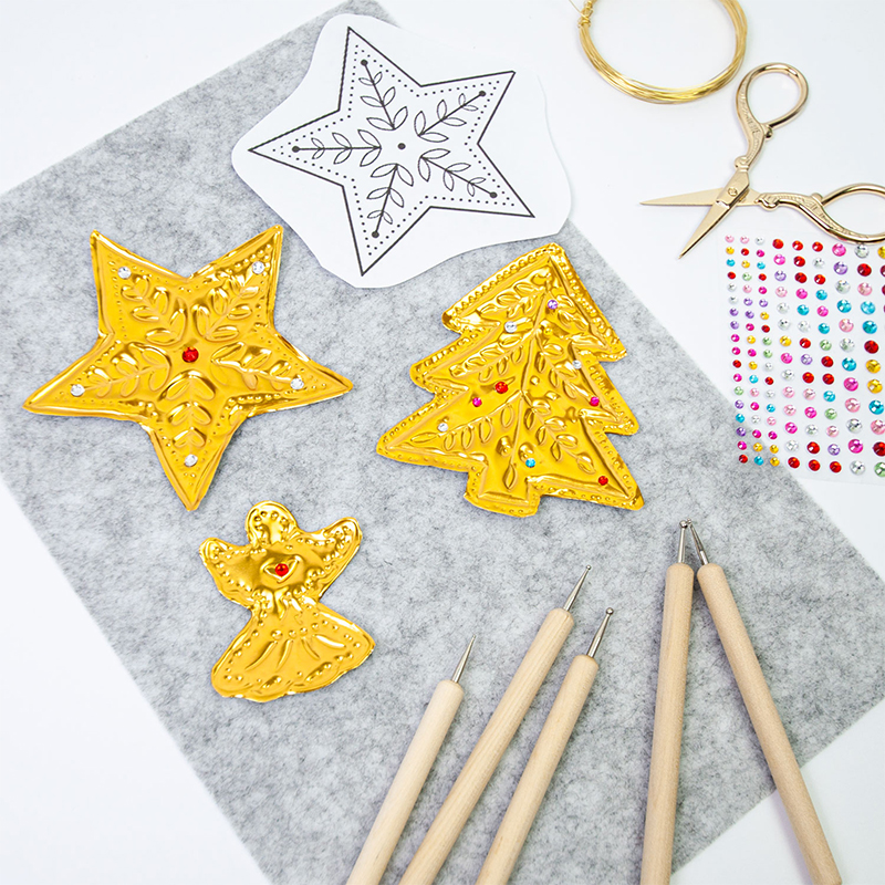 DIY Gold Foil Art Relief Chris - Art Craft With Paper recensie en prijs