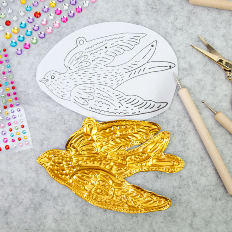 DIY Gold Foil Art Relief Chris - Art Craft With Paper recensie en prijs