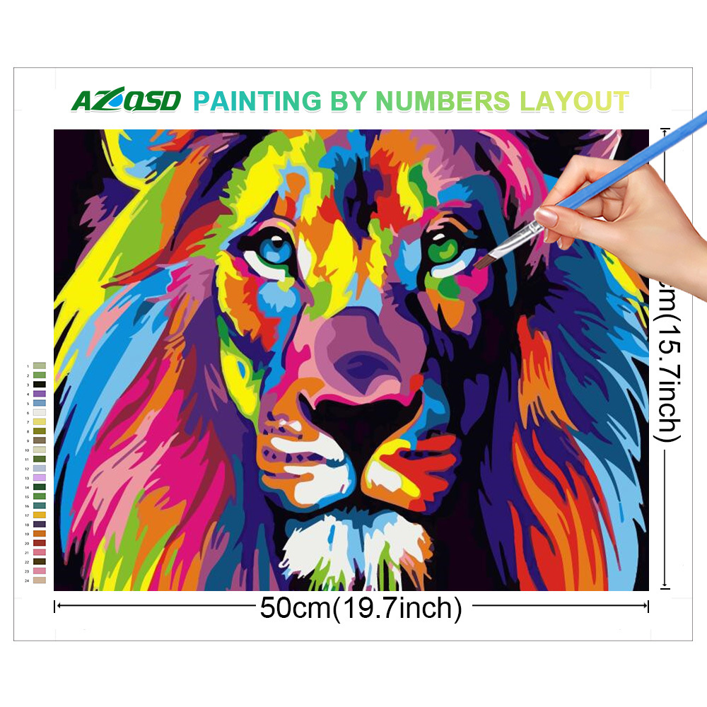 AZQSD Adult Paint By Numbers A - Art Craft Lion recensie en prijs