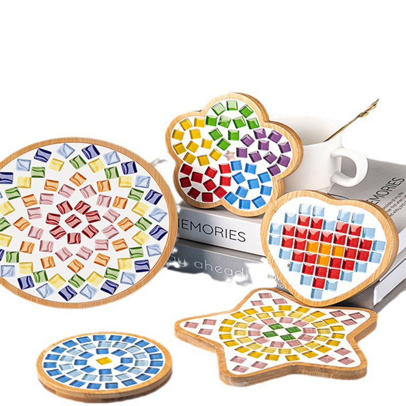Bamboo Mosaic DIY Coasters Han - Mosaic Tile Supply recensie en prijs