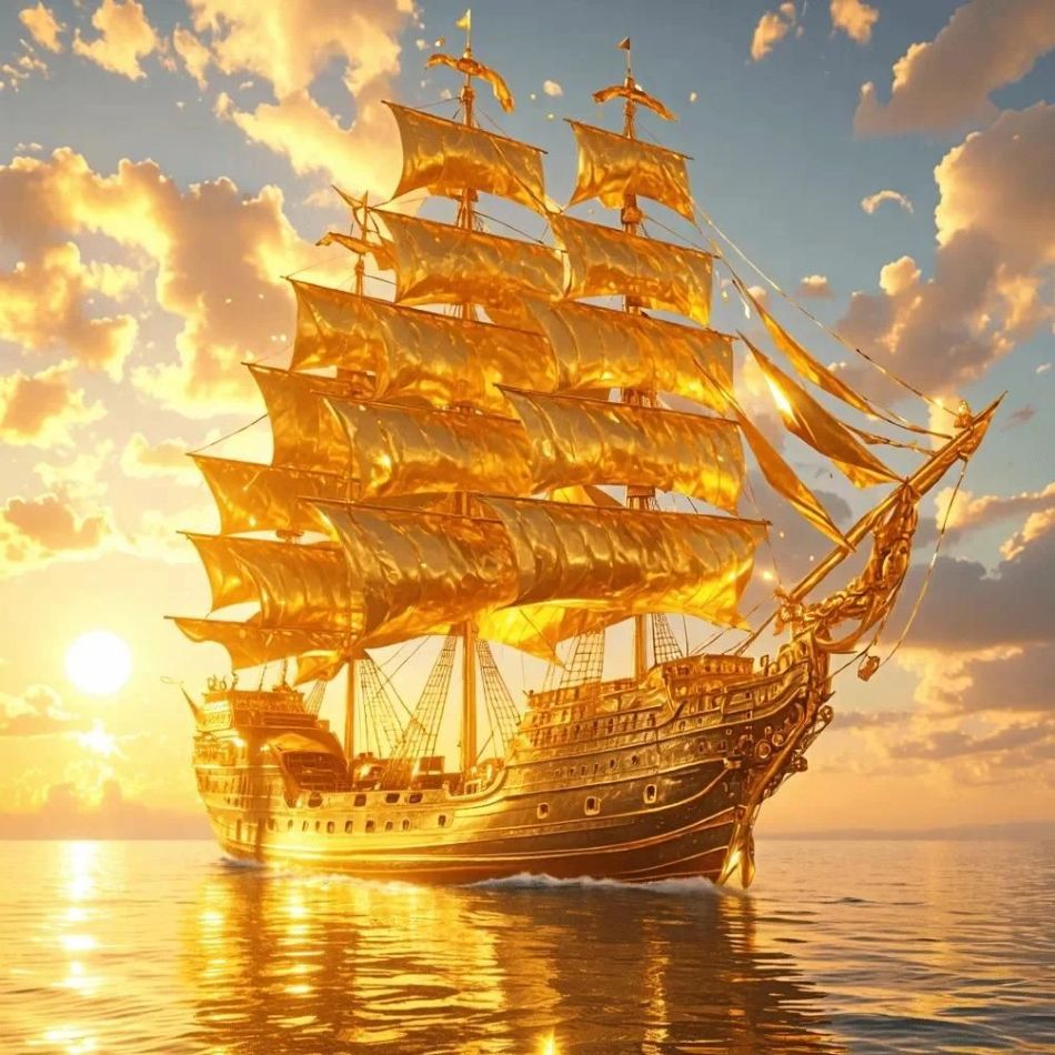 RUOPOTY Golden Sailboat Diamon - Art Craft Idea recensie en prijs