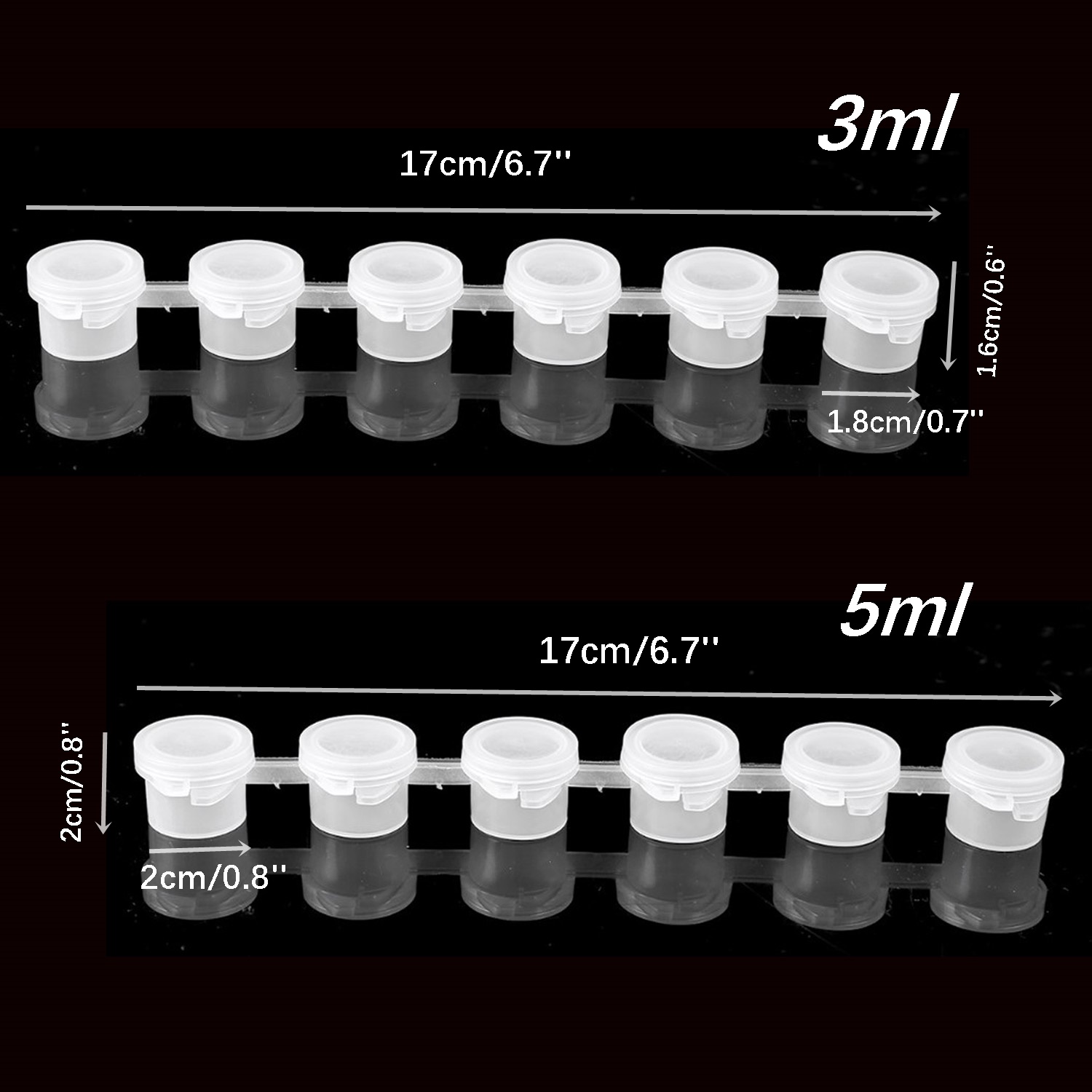 10strips 60pots Empty Paint St - Art And Craft With Paint recensie en prijs