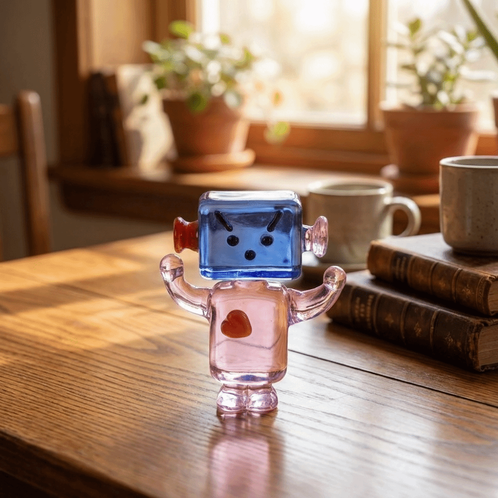 Cute Colorful Face Robot Ornam - Art Craft Robot recensie en prijs