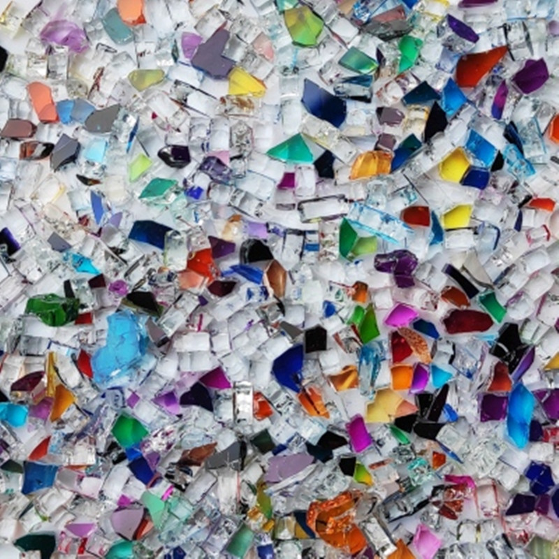 100g Mixed Color Crystal Glass - Art Craft Mirror recensie en prijs