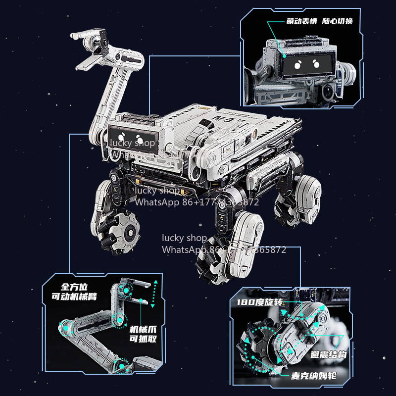 Smart Robot Dog Moss 3D Metal  - Art Craft Robot recensie en prijs