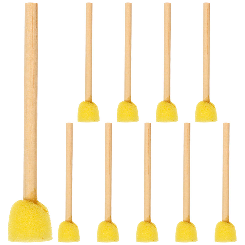 10Pcs Round Sponge Brushes Foa - Art And Craft With Paint recensie en prijs