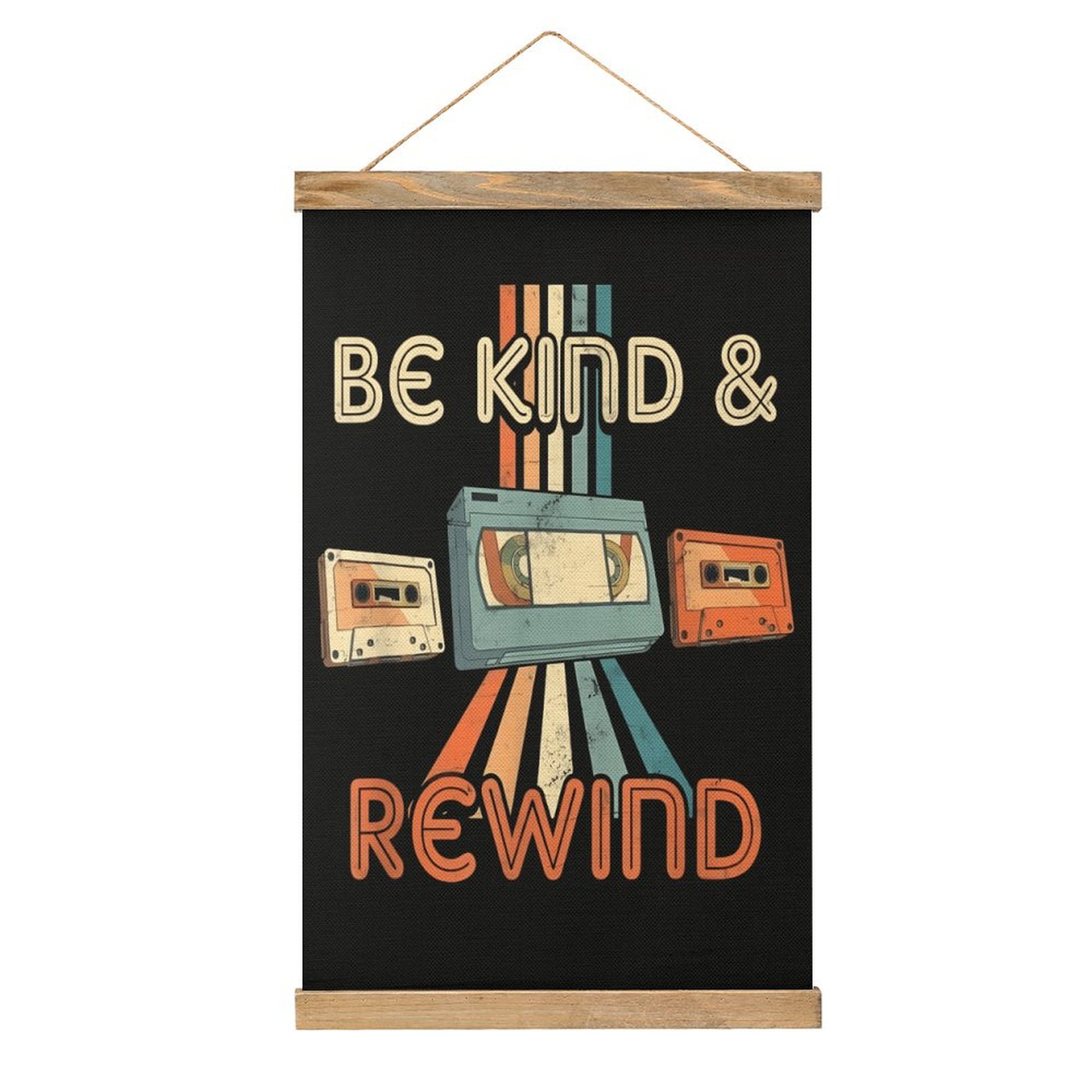Be Kind Rewind Tape Art Linen  - Art Craft Restaurant recensie en prijs