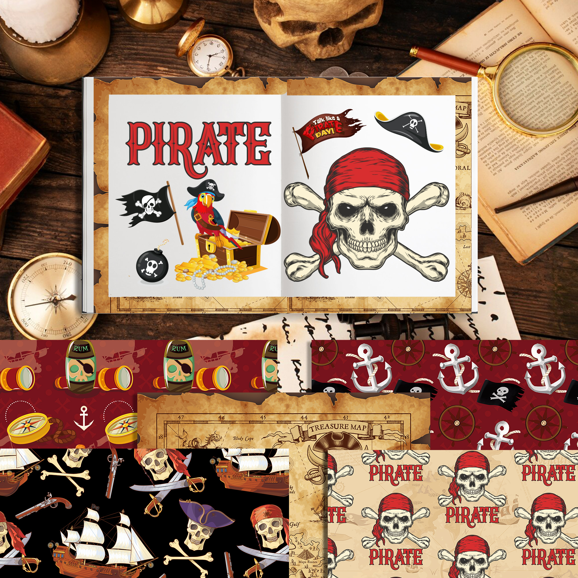 24pcs European Pirate Theme DI - Art Craft With Paper recensie en prijs