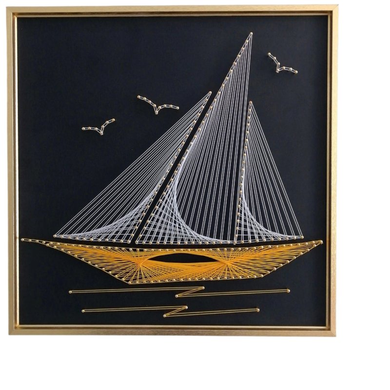Nail String Art, Sailing Theme - Art Craft Idea recensie en prijs