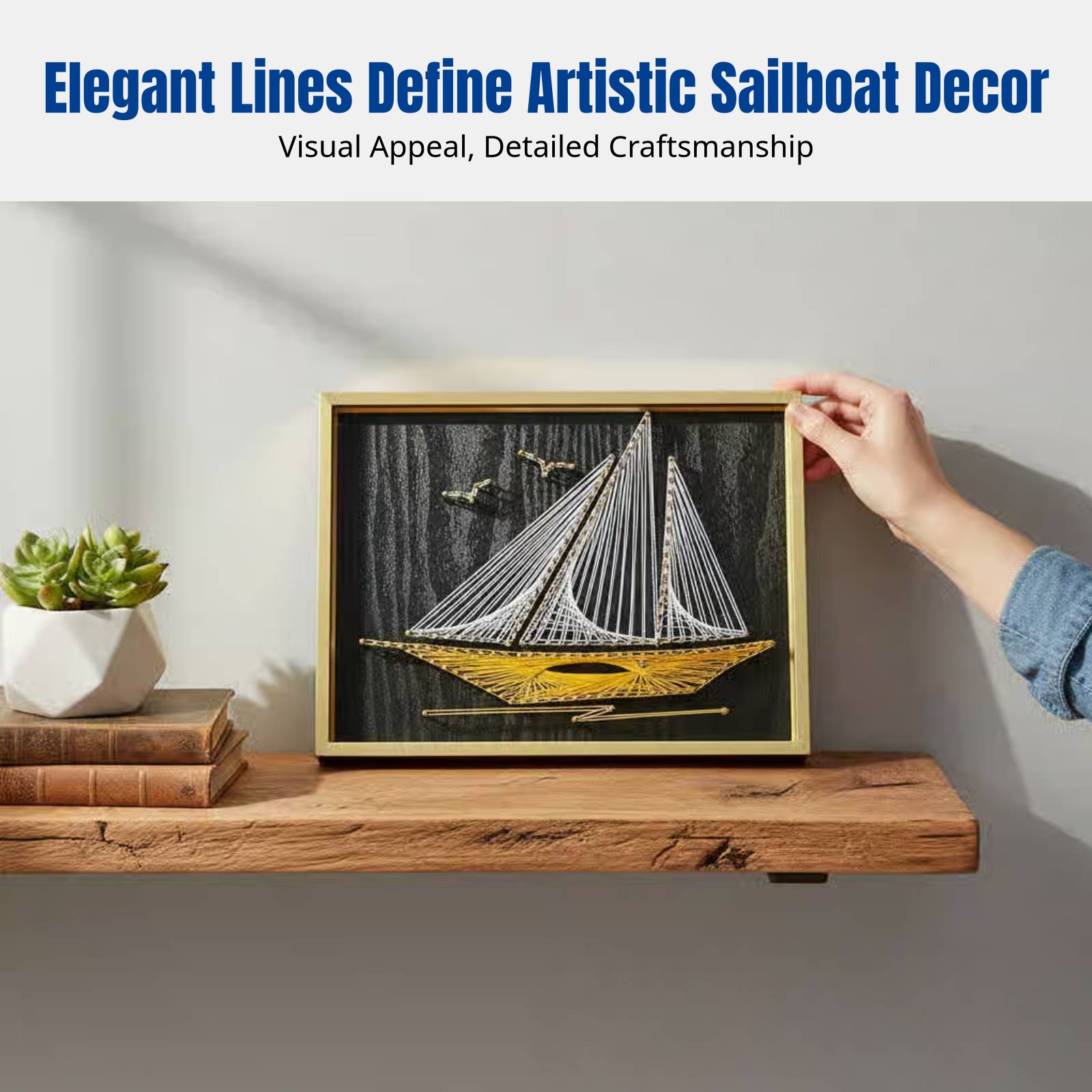 Nail String Art, Sailing Theme - Art Craft Idea recensie en prijs