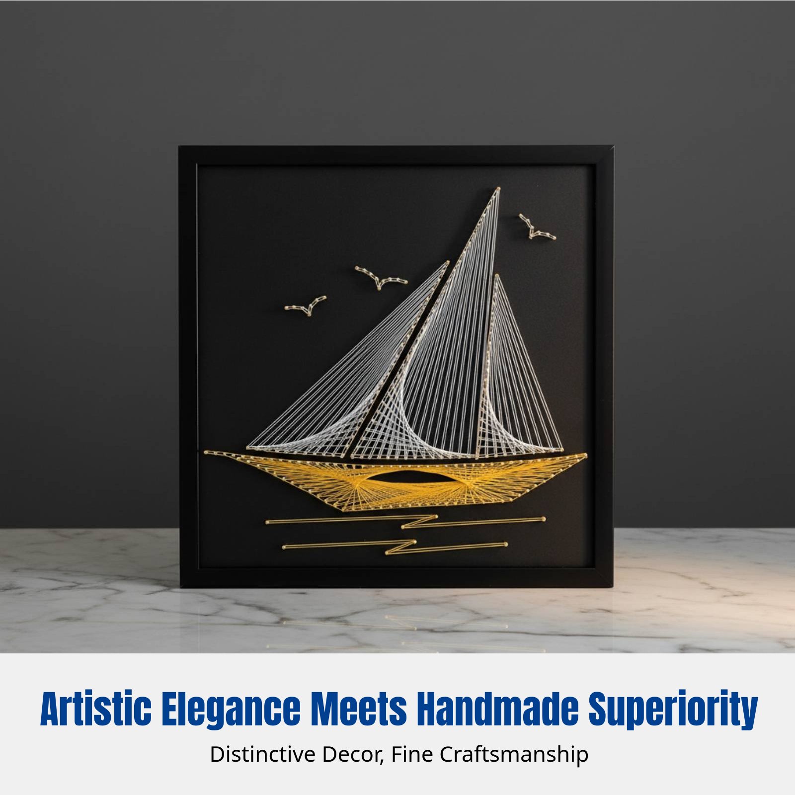 Nail String Art, Sailing Theme - Art Craft Idea recensie en prijs