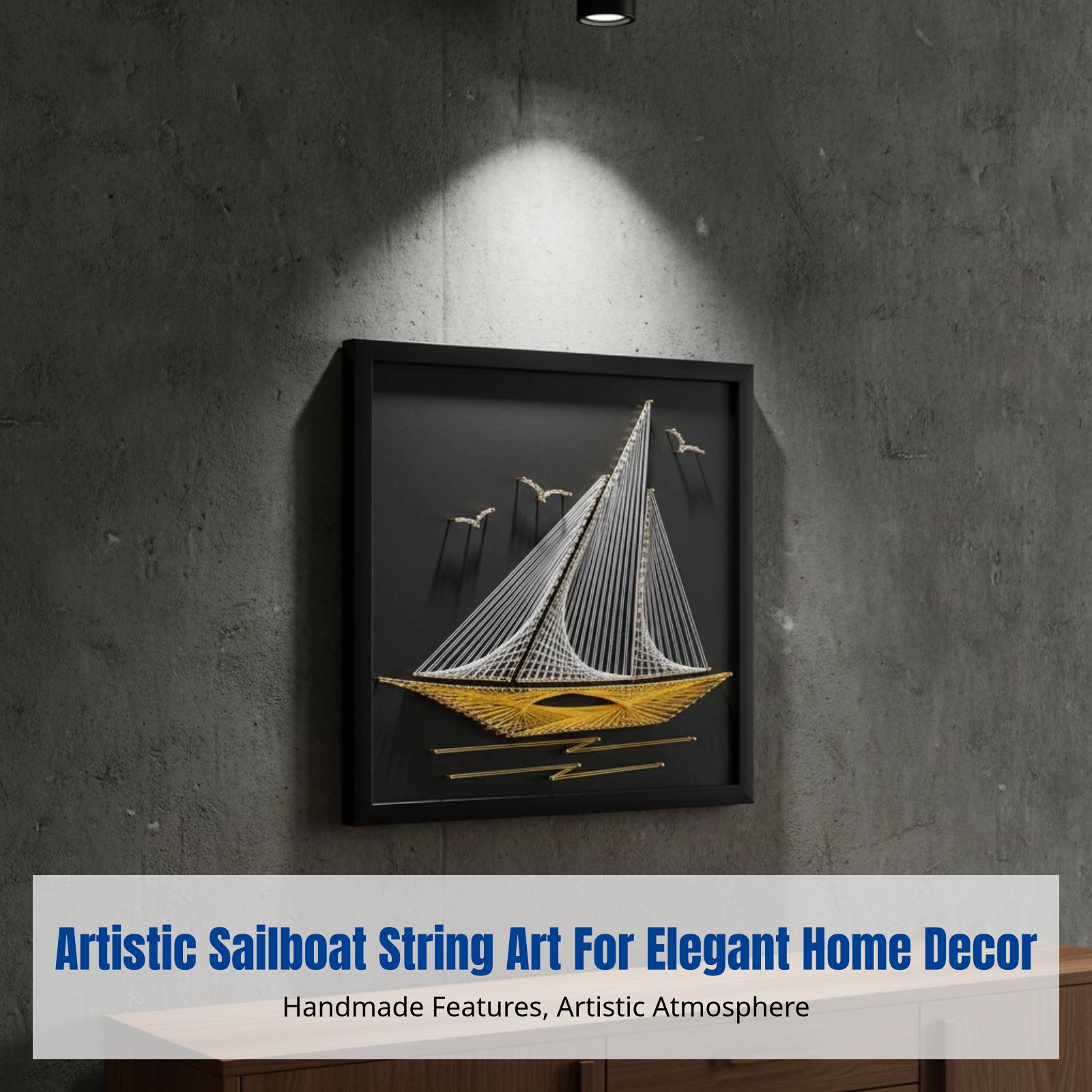 Nail String Art, Sailing Theme - Art Craft Idea recensie en prijs