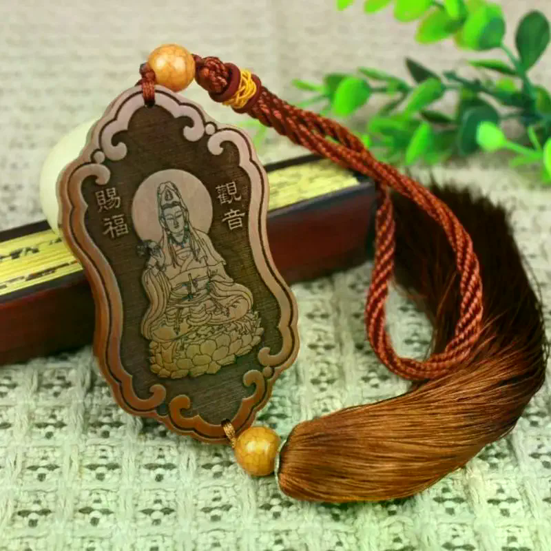 Wooden Carved Guanyin Ornament - Art Craft Mirror recensie en prijs