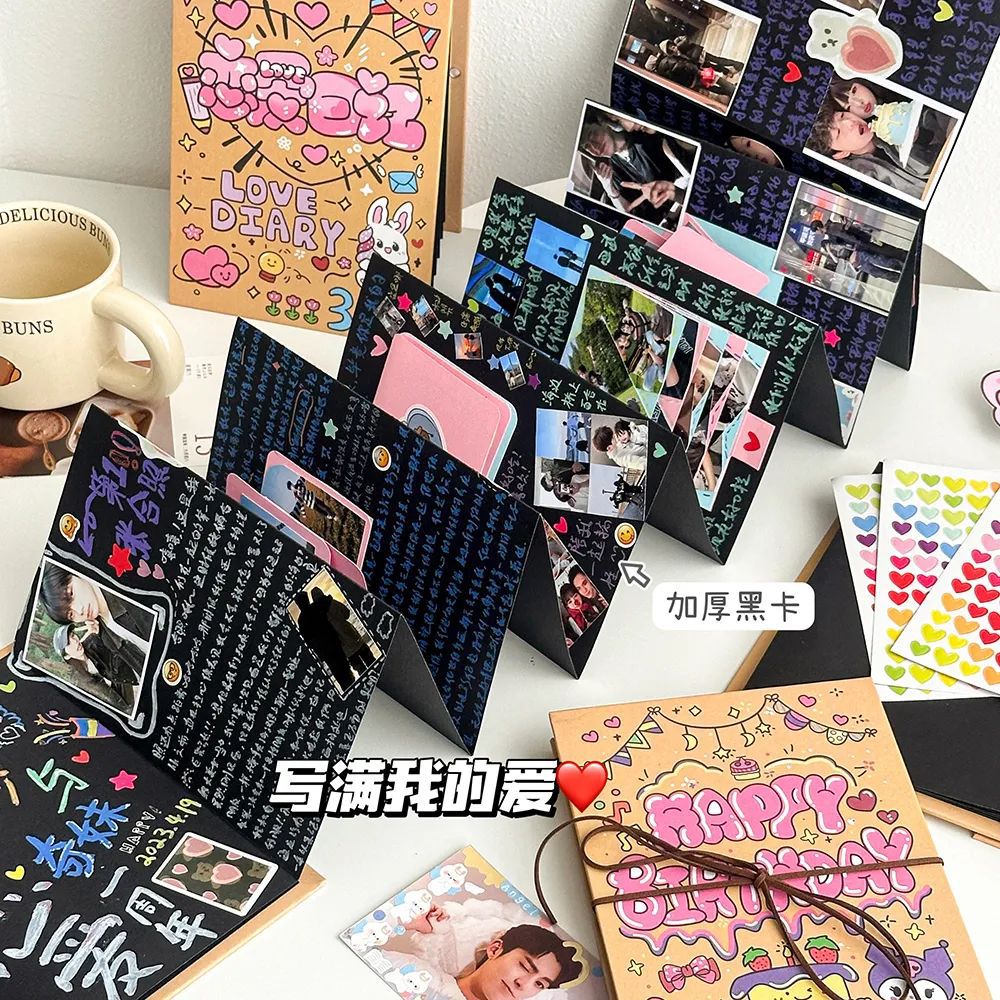 16 Sheets Folding DIY Photo Al - Art Craft Books recensie en prijs