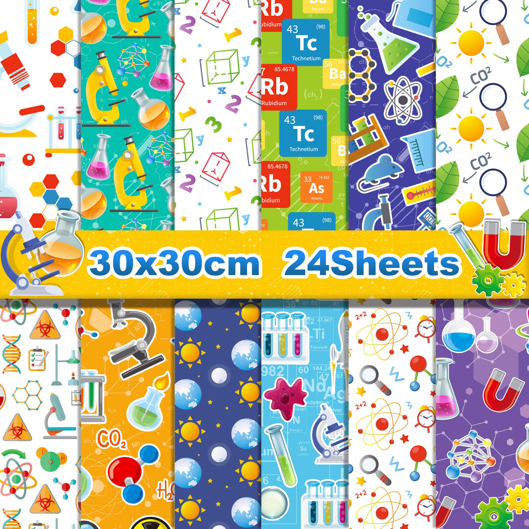 24pcs Science Scientist Scrapb - Art Craft In Paper recensie en prijs