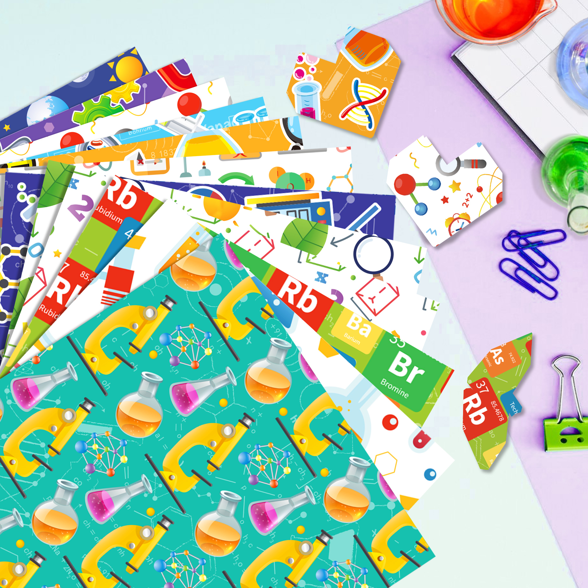 24pcs Science Scientist Scrapb - Art Craft In Paper recensie en prijs