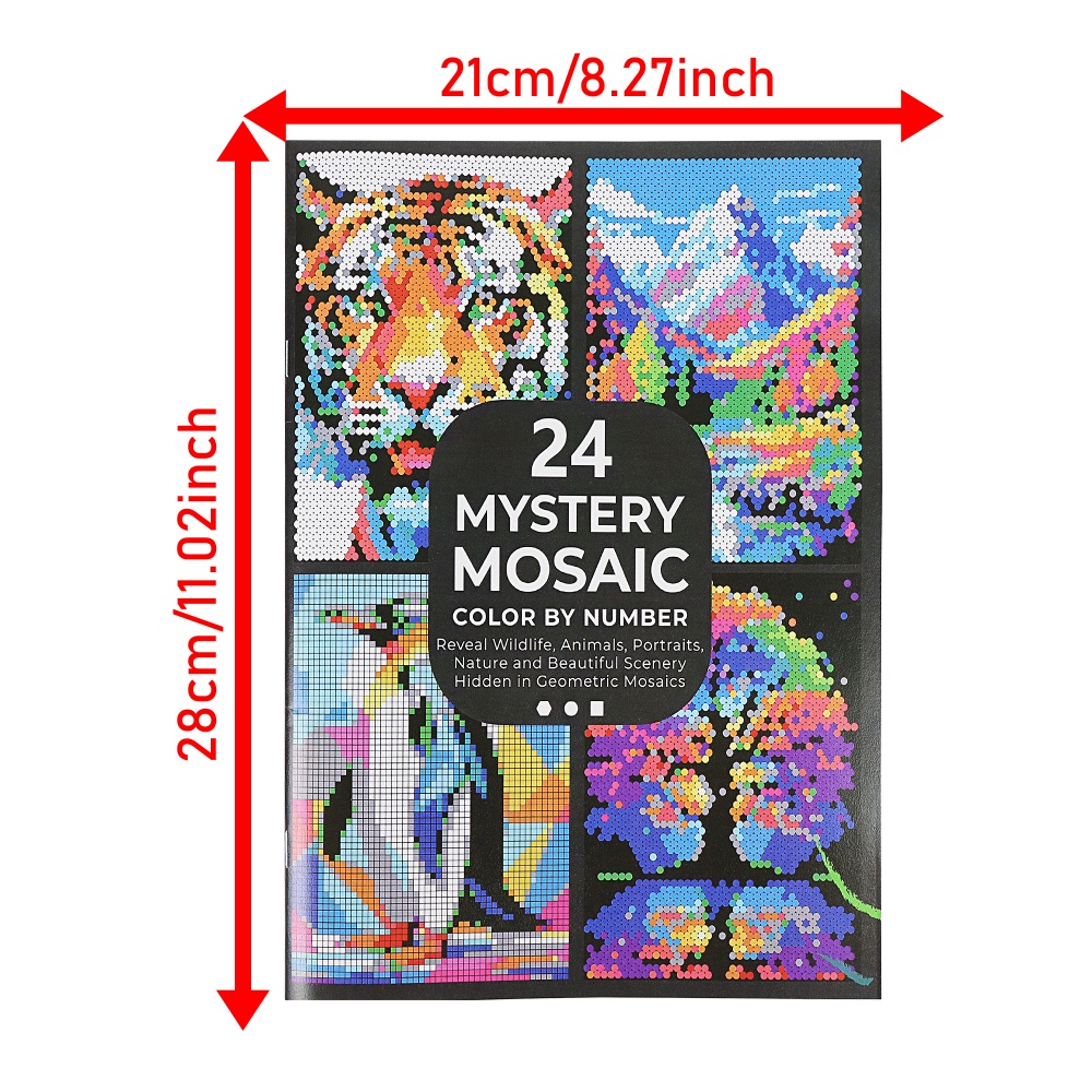 24 Patterns Mystery Mosaic Col - Art Craft Books recensie en prijs