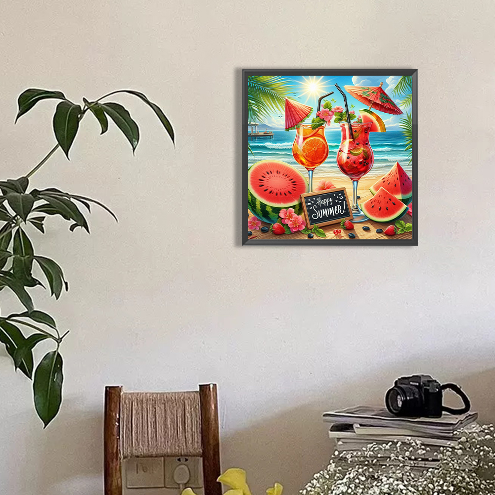 Summer Beach Full DIY 5D Round - Art Craft Idea recensie en prijs