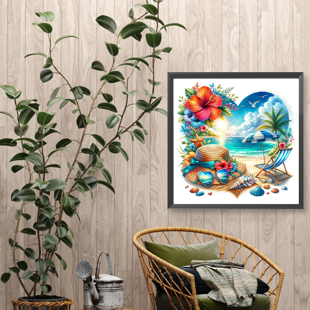 Summer Beach Full DIY 5D Round - Art Craft Idea recensie en prijs