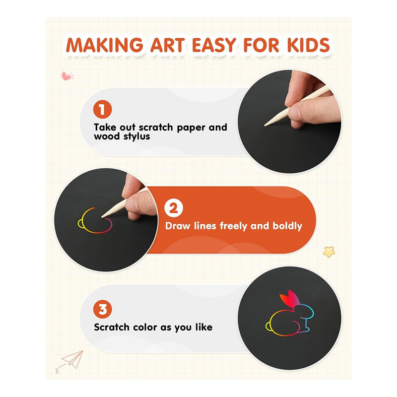 AS96-Scratch Paper Art Crafts  - Art Craft Game recensie en prijs