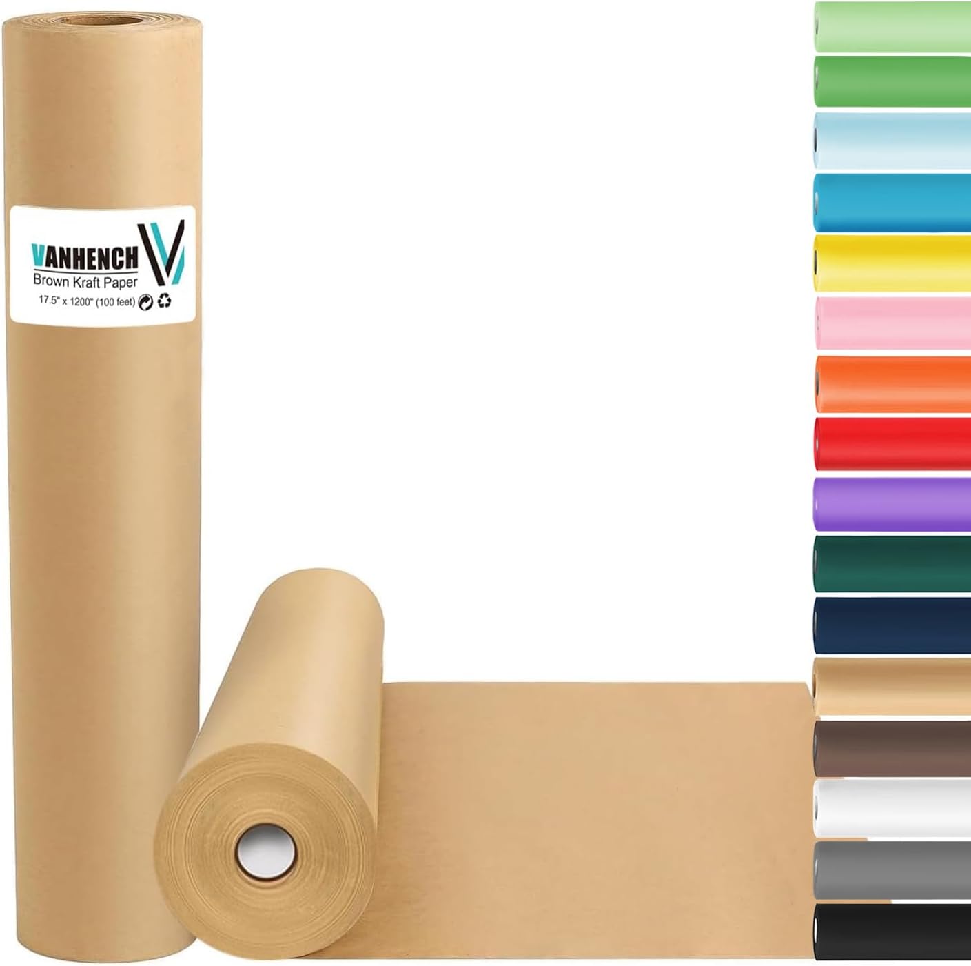 Vanhench Brown Wrapping Paper  - Art Craft With Paper recensie en prijs