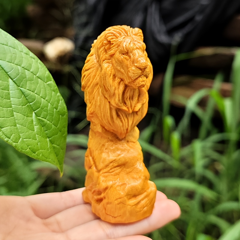 Forest-Style Wooden Lion Head  - Art Craft Lion recensie en prijs