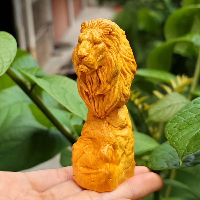 Forest-Style Wooden Lion Head  - Art Craft Lion recensie en prijs