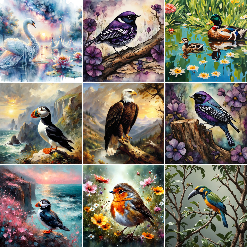Bird Arctic Puffin Paintings B - Art Craft Idea recensie en prijs