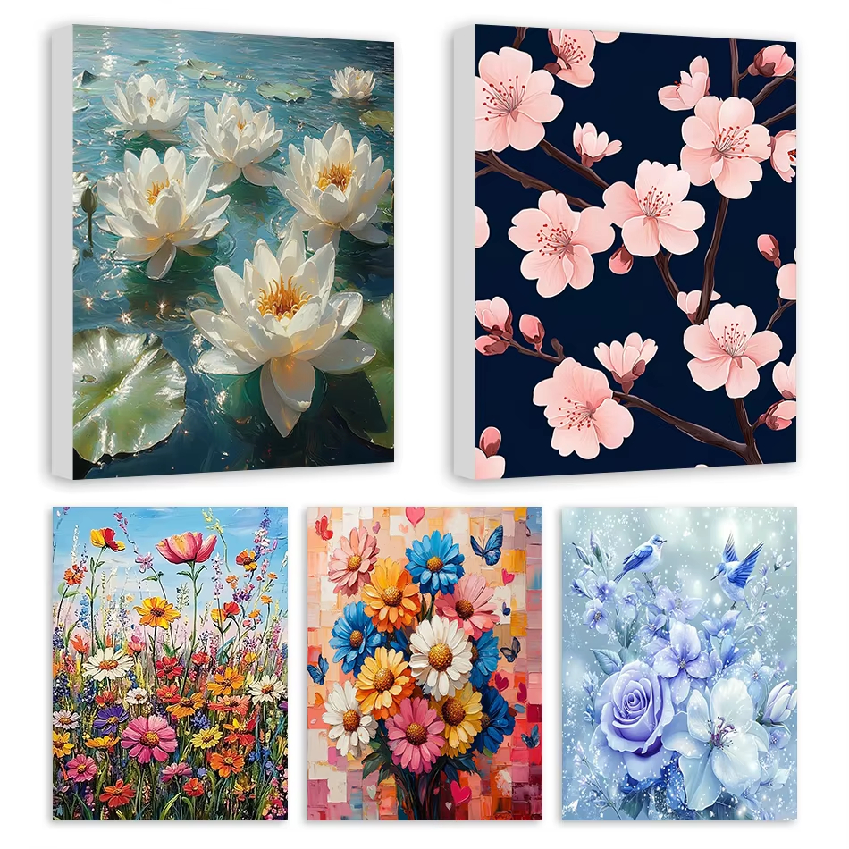 Oil Painting By Numbers Flower - Art Craft Game recensie en prijs
