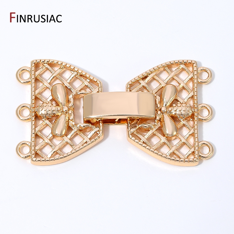 14K Gold Plated Brass 3-Row Pe - Art Craft Making recensie en prijs
