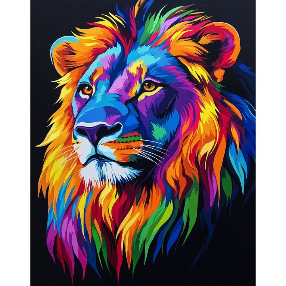 RUOPOTY Colorful Lion Diamond  - Art Craft Lion recensie en prijs