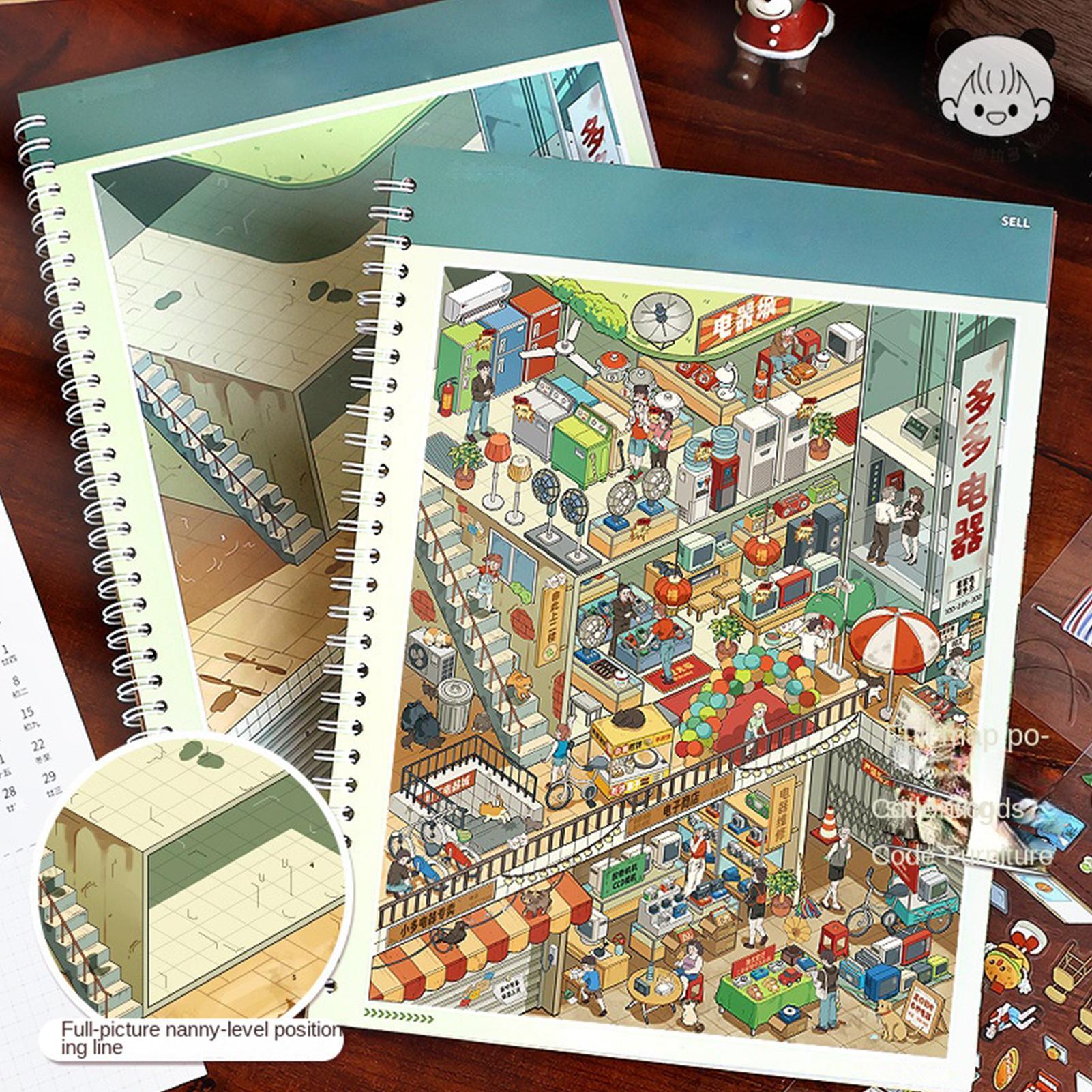 Scene Sticker Book 3D Visual E - Art Craft Restaurant recensie en prijs